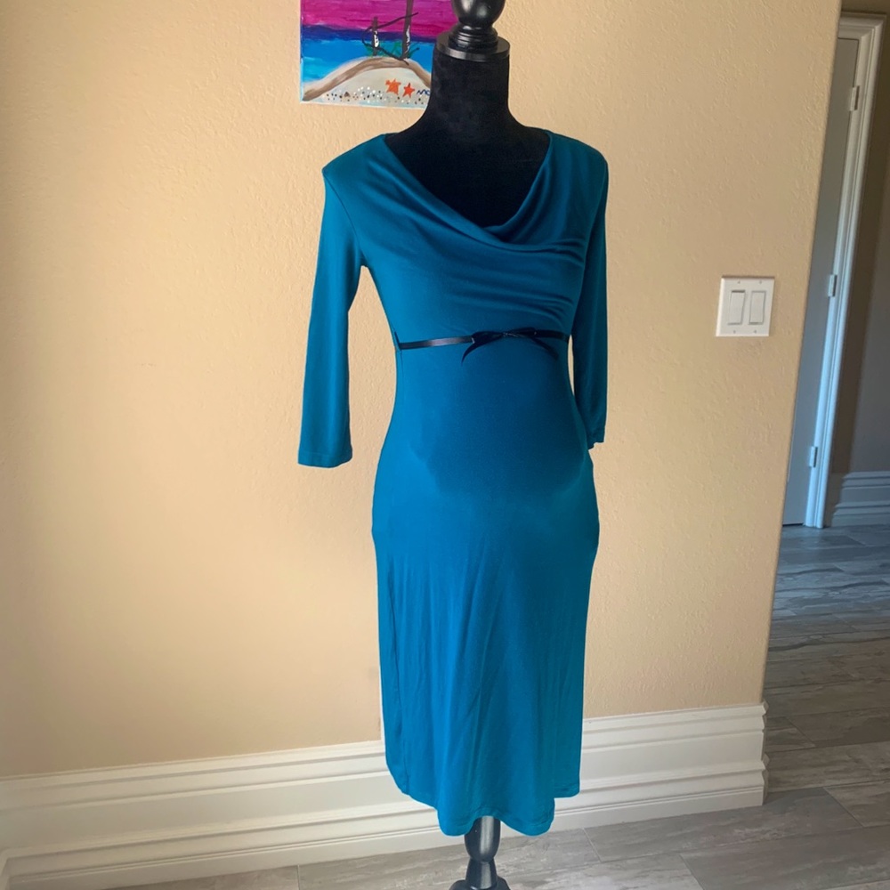 Gap Maternity cowl neck dress